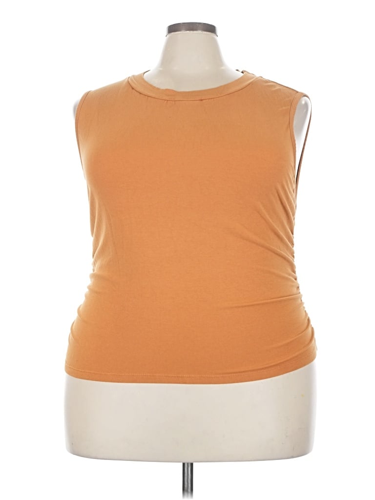 Pre-owned Cider Sleeveless T-shirt In Orange