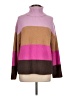 Ann Taylor Color Block Brown Turtleneck Sweater Size L - photo 1