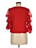 Sam and Jess 100% Polyester Red Short Sleeve Blouse Size M (petite) - photo 2