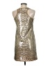 Andrea Behar 100% Polyester Animal Print Silver Cocktail Dress Size 6 - photo 2