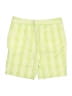 IZOD Plaid Green Board Shorts Size 12 - photo 2