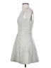 Theory Tweed Silver Ivory Cocktail Dress Size 00 - photo 5