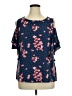 Downing Studio Blue 3/4 Sleeve T-Shirt Size 0X - photo 1