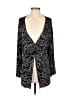 Coldwater Creek Black Kimono Size M - photo 1
