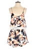 Charlotte Russe 100% Rayon Floral Orange Romper Size S - photo 1