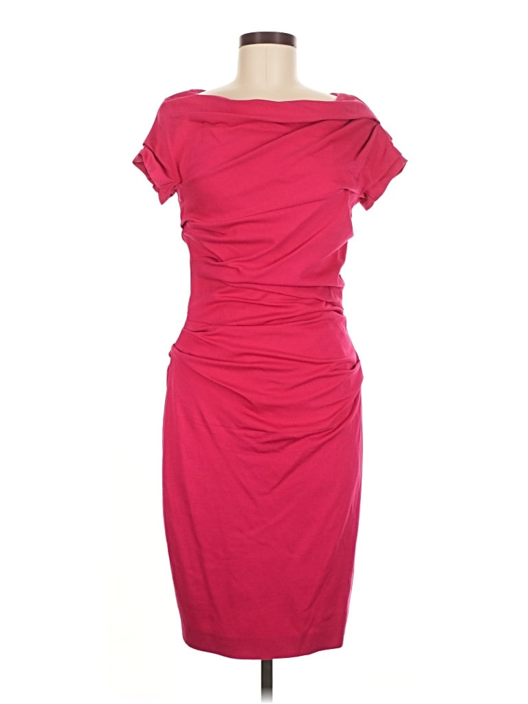 Pre-owned Escada Cocktail Dress In Burgundy