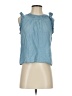 J.Crew 100% Cotton Blue Sleeveless Blouse Size XS - photo 1
