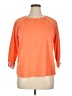 Ruby Rd. Orange 3/4 Sleeve T-Shirt Size XL (petite) - photo 1
