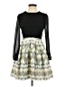 Lily 100% Polyester Argyle Gray Cocktail Dress Size XXS - photo 1