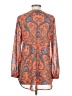 Nicole by Nicole Miller 100% Polyester Orange Long Sleeve Blouse Size XS - photo 2