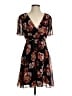 Madewell 100% Polyester Floral Black Casual Dress Size 0 - photo 1