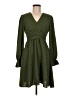 Shein 100% Polyester Polka Dots Green Casual Dress Size 6 - photo 1