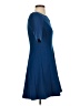Ann Taylor Solid Blue Cocktail Dress Size 0 - photo 4
