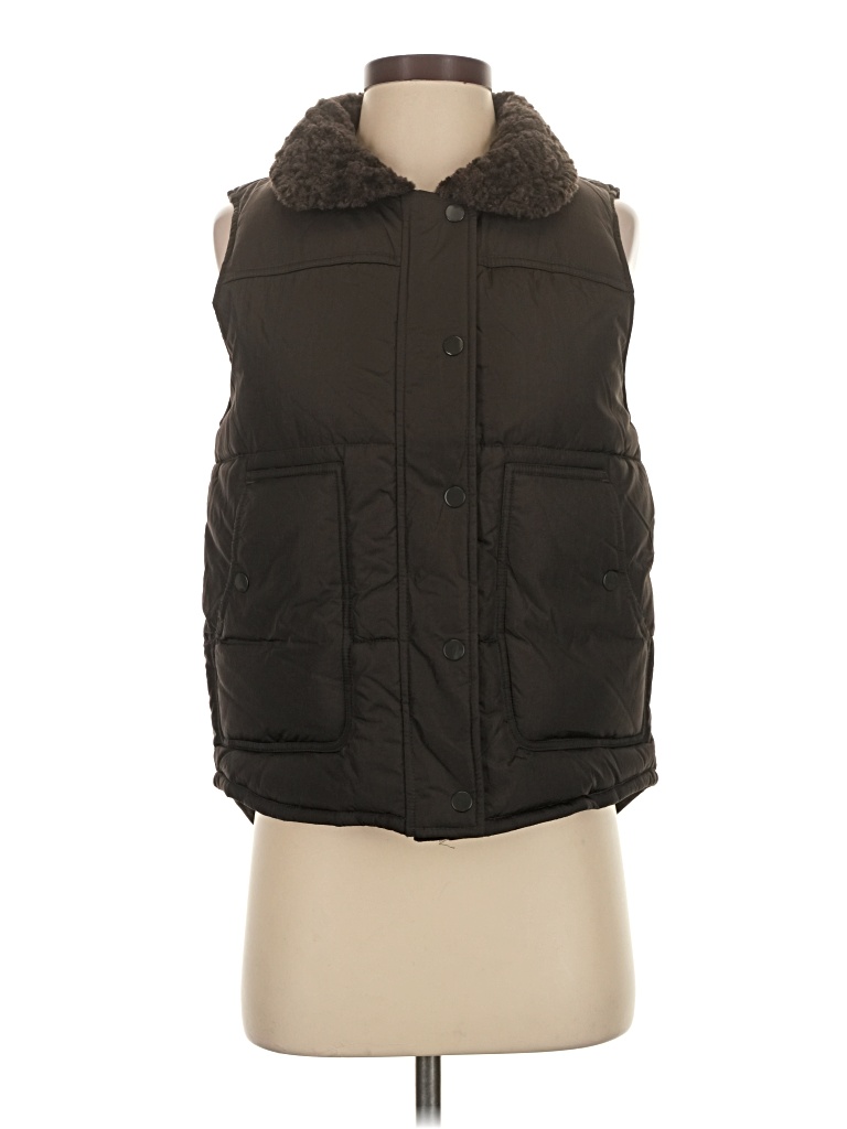 Pre-owned Jcrew Vest In Black