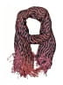 Unbranded Animal Print Burgundy Pink Scarf One size - photo 1