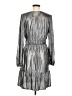 Ann Taylor LOFT Metallic Silver Cocktail Dress Size 8 - photo 2