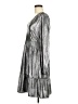 Ann Taylor LOFT Metallic Silver Cocktail Dress Size 8 - photo 5