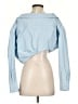 Jacquemus 100% Polyamide Blue Long Sleeve Blouse Size 34 - photo 2