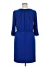 En Focus Studio Solid Blue Casual Dress Size 14 - photo 2