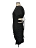 Unbranded Solid Black Casual Dress Size L - photo 5