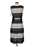 Papillon Blanc Chevron-herringbone Gray Black Casual Dress Size L - photo 2