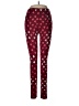 Lularoe Hearts Burgundy Leggings One size - photo 1