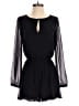Express Solid Black Romper Size S - photo 1