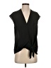 Trouve 100% Polyester Black Sleeveless Blouse Size S - photo 1