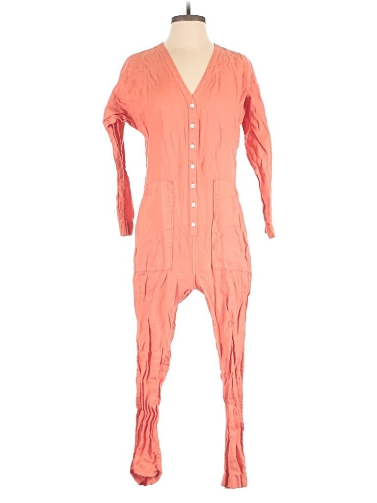 Pre-owned Outerknown Jumpsuit In Orange