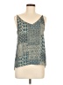 Paper Crane 100% Polyester Teal Tank Top Size M - photo 1
