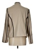 Chico's 100% Polyester Stripes Tan Blazer Size Lg (2) - photo 2