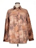E. Luna Brown Tan Cardigan Size 1X - photo 1