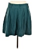 Lux 100% Cotton Solid Teal Casual Skirt Size M - photo 2