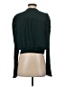Express 100% Polyester Green Long Sleeve Blouse Size S - photo 2