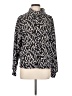 Tribal Animal Print Black Pullover Sweater Size L - photo 1