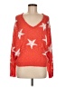 Olivaceous 100% Acrylic Stars Red Pullover Sweater Size M - photo 1