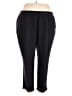 Alfani Solid Black Casual Pants Size 3X - photo 1