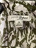 Jachs Girlfriend 100% Polyester Animal Print Green 3/4 Sleeve Blouse Size S - photo 7
