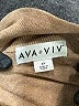 Ava & Viv Stripes Tan Pullover Sweater Size 2X - photo 7