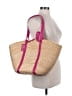 OFF-WHITE Tropical Pink Tan Raffia Commercial Tote One size - photo 2