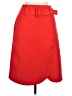 Halogen 100% Polyester Solid Red Formal Skirt Size 6 (petite) - photo 1