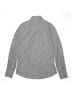 J.Crew 100% Cotton Chevron-herringbone Gray Long Sleeve Button-Down Shirt Size 2 - photo 2