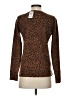 Style&Co Animal Print Brown Pullover Sweater Size XS - photo 2