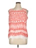 Rose + Olive 100% Polyester Orange Sleeveless Blouse Size XL - photo 1