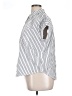 Style&Co Stripes White Short Sleeve Blouse Size XL - photo 5
