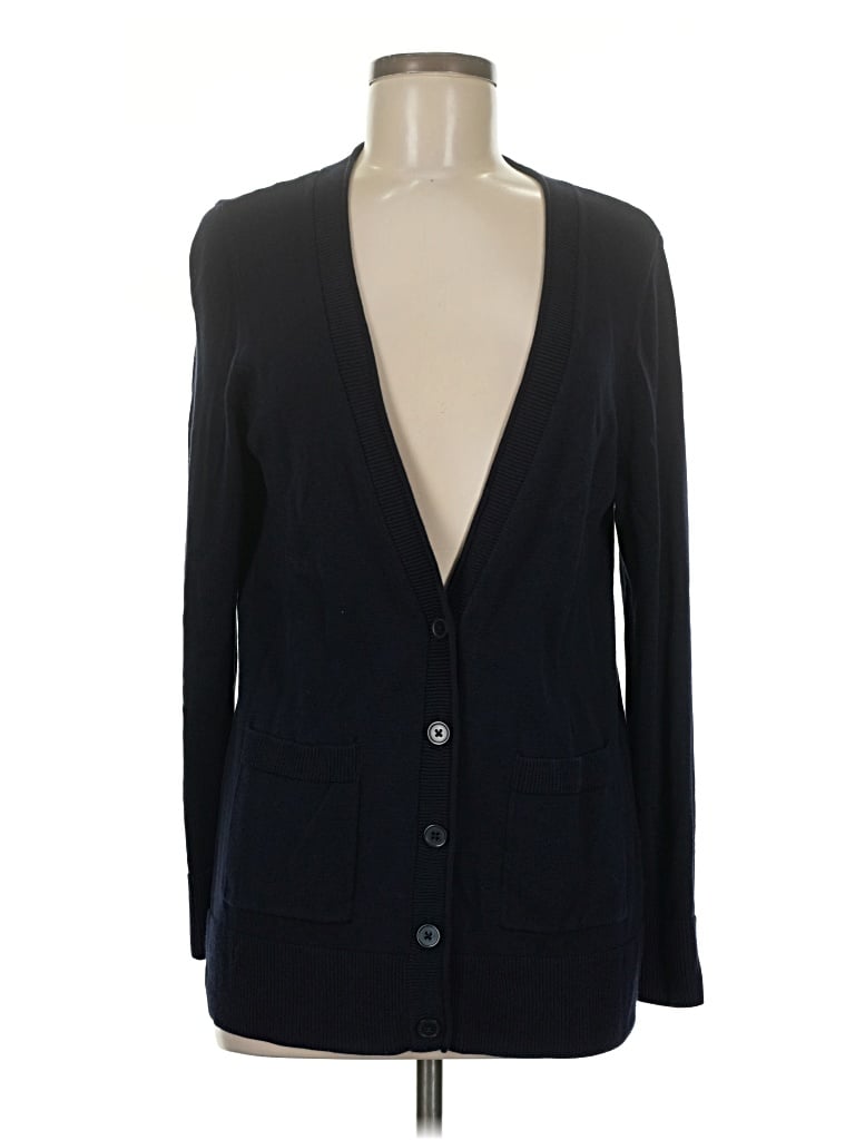 Pre-owned Talbots Cardigan Sweater In Black