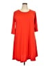 Scarlett Solid Orange Casual Dress Size 2X - photo 1