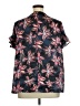 Lane Bryant 100% Polyester Black Short Sleeve Blouse Size 16 - photo 2