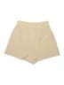 Shein Checkered-gingham Yellow Shorts Size 4 - photo 2