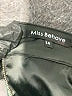 Miss Behave 100% Polyester Tweed Teal Skirt Size L (youth) - photo 3